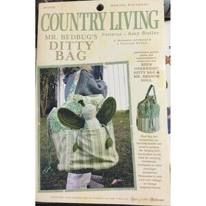 Country Living Sewing Pattern Mr. Bedbug's Ditty Bag Amy Butler 007DB New